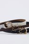 Brown-Black-Ecru 3-Piece Women's Belt Takss26Ke00032 - 5