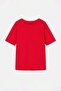 Red Crew Neck Oversize T-Shirt Tdrss26Ts00034 - 4