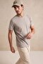 Grimelanj-Siyah-Beyaz-Haki-Lacivert 5'li Slim/Dar 5'li Paket %100 Tok Kumaş T-shirt TMNAW20TS0243 - 5