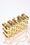 Altın Kadın Portföy & Clutch Çanta TAKSS26PY00020 - 4