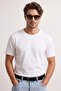 Burgundy- White- Black 3-Pack Slim/Fitted Basic 100% Cotton T-Shirt Tmnss19Bo0007 - 4