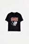 Black Boy's Mickey Mouse Licensed Printed Knitted T-Shirt Tkdss26Ts00043 - 5