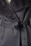 Gray Suede Fur Inside Oversize Long Coat Twoaw27Kb00014 - 7