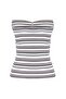 Çok Renkli Straplez Simli Bluz TWOSS26BZ01124 - 8