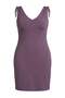 Mürdüm More Sustaniable Bodycon V Yaka Kolsuz Bağlamalı Modal Premium Örme ElbiseTBBSS26AH00301