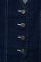 Dark Blue Slightly Stretch Fitted Denim Vest Twoaw27Ye00025 - 10