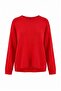 Kırmızı Oversize Çıkarılabilir Şal Detaylı Triko Kazak TWOAW27KZ00130 - 9