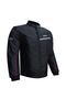 Maxdura 600-D Durable Black Motor Coat with Shoulder Elbow and Back Protection Detail - 3