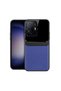 Xiaomi Mi 11t Pro Compatible Case Lens Leather Case Navy Blue