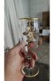 Coffee Side 12-Piece Gold Coffee Presentation Set with Turkish Delight Bowl and Coffee Side, Brand New Japanese Flower Design. - 4