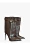 Romance Removable Leather Upper 11 cm Genuine Leather Stiletto - 4