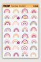 Rainbow Sticker Set - 32 Pieces Label Sticker - 2