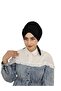 Swimsuit and Top Compatible Hijab Back Tie Bonnet Black Color - 7