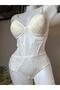 Beyaz Şık Bodysuit