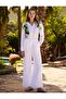 White 100% Linen Relaxed Cut High Waist Loose Wide Leg Trousers