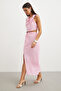 Drapeli Cut-Out Elbise - 4