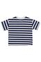 Jakar Striped T-Shirt for 2-5 Years - Navy Blue - 2