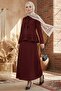 Nesla Tunic Skirt Double Set 1418 - Claret Red