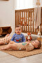 100% Cotton 3-Piece Organic'Prince' Printed Snap-On Baby Bodysuit - 2