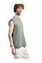 Cotton Crew Neck Basic Sleeveless T-Shirt - 3