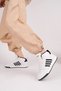 White Black Unisex High Top Snekaer Shoes - 3