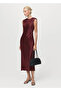 Satin Slim-Fit Dress - 2