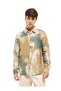 Men's Multi-Color Cloud Wash / Tie-Dye Effect Relax Fit Overshirt for Every Occasion