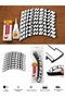 25cm Motorcycle and Car Tire Lettering Sticker 8 Pieces + Adhesive