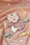 Licensed Fun Bead Detailed Hair Clip Set – 3 Pieces - 2