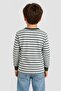 Children's Fine Striped Sweater (C21-18935) - 2