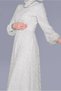 Lace Round Neck Dress 41662 - 4
