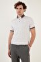 Cotton Blended Patterned Slim Fit Polo T Shirt Men's T Shirt 646b3270 - 7