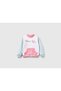 Girl's Lilac Logo Printed Sweatshirt - 7
