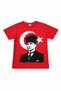 Unisex Children's Ataturk Printed T-Shirt Red – April 23 School Show 3-14 Years Old