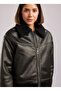 Black Women's Regular Fit Coat 261 Lcf 232006 Aryanna Black - 3