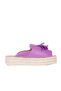 Lila Leather Women's Wedge Heel Piece Set Espadrilles Slipper 01Wq3511