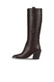 Brown Flotter Leather Women's Heeled Boots 33Wc20005 - 3