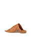 Tan Leather Women's Flat Slippers 01Wu7602 - 5