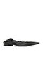 Black Leather Women's Flat Ballerinas 30Wa24257 - 2