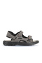 Gray Nubuck Men's Flat Sandals 25Ms1405