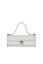 Gray Leather Women's Leather Handbag - 2