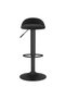 Scaune de bar, 2 buc., negru, catifea - 4