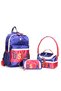 U.S. Polo Assn. 3-Piece School Bag Set Plcan24273– Backpack, Lunchbox and Pen Holder Navy Blue