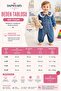 Children's Baby Jeans (Jeans) Strawberry Jumpsuit (3/6/9/12) Months - 3