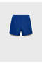 Mid-Waist Straight Cut Linen Shorts - 3