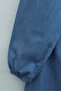 Tunnel Lace-Up Buttoned Denim Dress - 3