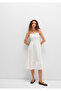 White Dress with Back Detail 1310804-70057 - 2