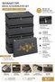 Suitcase Organizer 5 Pieces |   Travel Type Luggage Organizer Set Anthracite - 2