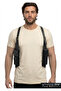 Corvex • Genuine Leather Holster • Men's Shoulder Bag • Handmade • Black