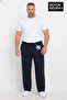 Men's Large Size N Logo Printed Relaxed Fit Patchwork Slim Sweatpants Spr26Ea952-4
